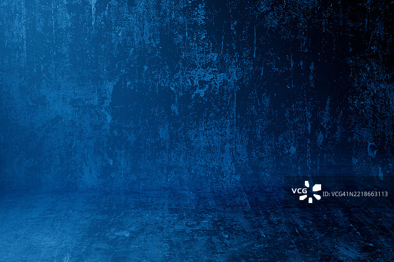 粗糙涂鸦表面的蓝色纹理背景图片素材