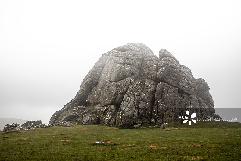 哈伊托岩石，达特穆尔，德文郡，英国图片素材