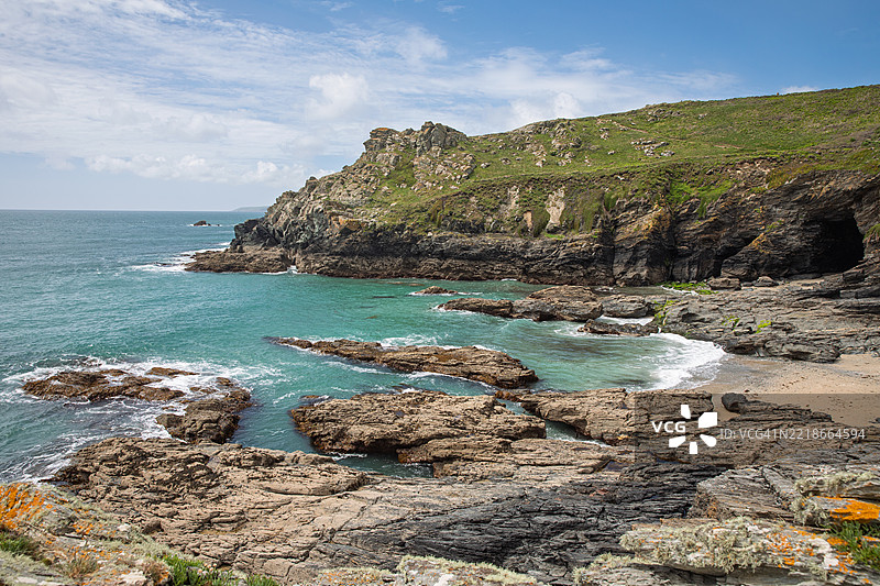 普鲁士湾，康沃尔，英国图片素材