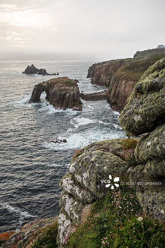 康沃尔郡的陆地尽头，英国图片素材