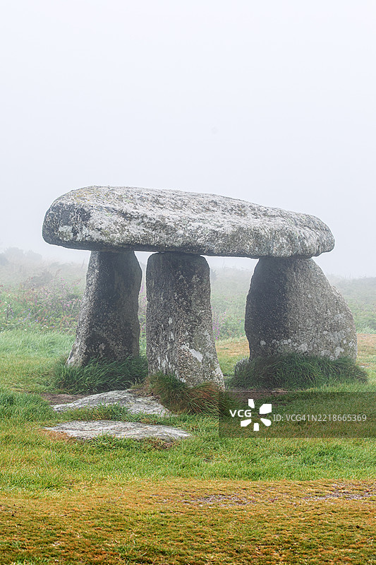 兰扬石墓，康沃尔，英国图片素材