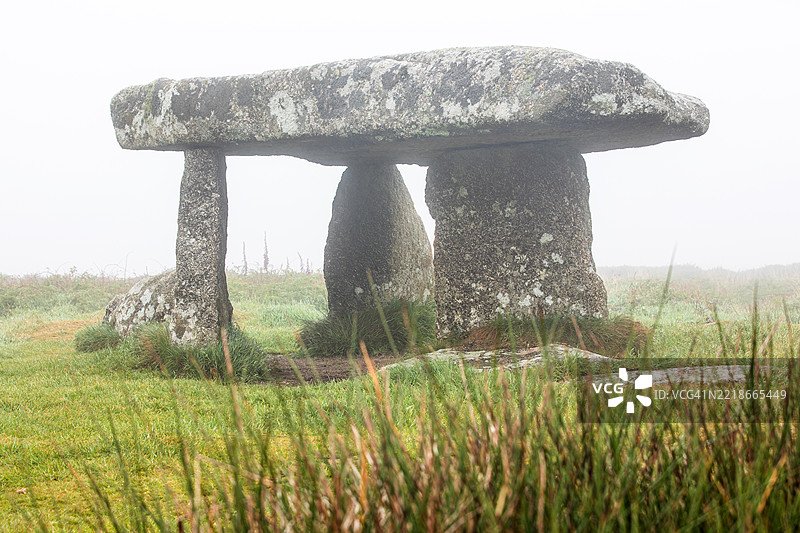 兰扬石墓，康沃尔，英国图片素材