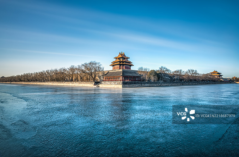北京故宫的望楼图片素材