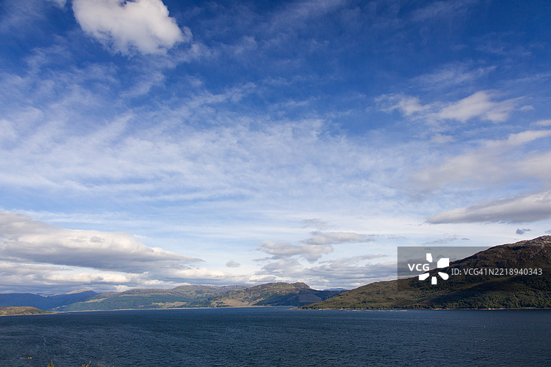 夸伊赫湖和霍恩湖，苏格兰高地，英国图片素材
