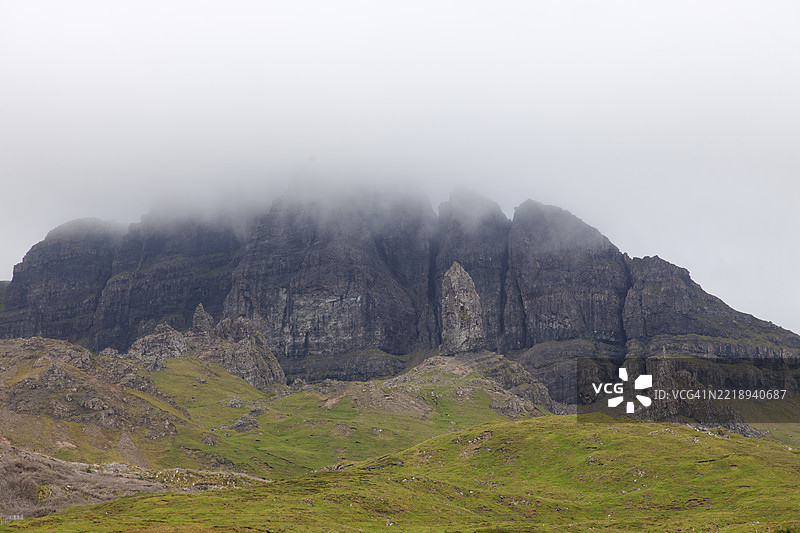 斯凯岛老人与石头的壮丽景色。苏格兰图片素材