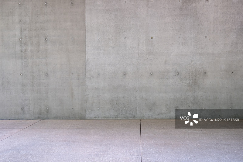 极简主义城市墙面，粉色混凝土与干净的地板图片素材