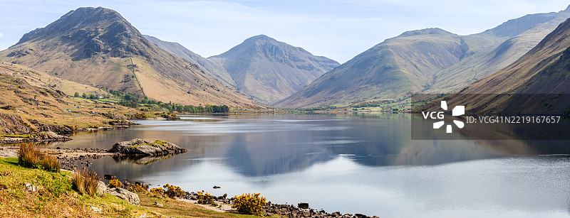 沃斯特湖，湖区，英国图片素材