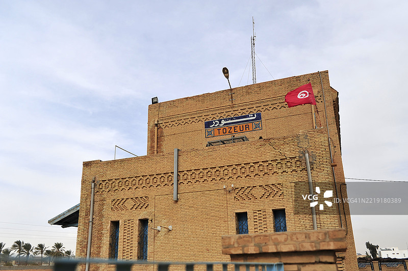 突尼斯的托泽尔火车站图片素材