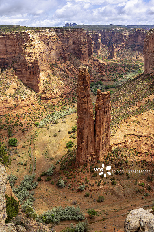 切利峡谷国家纪念碑的蜘蛛岩图片素材