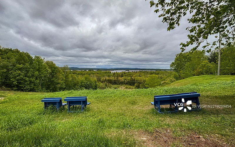 加拿大安大略省国家公园中心的佩塔瓦瓦镇。图片素材