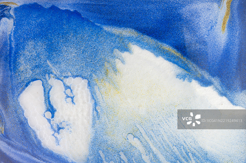 蓝白色闪光纹理沙画背景图片素材