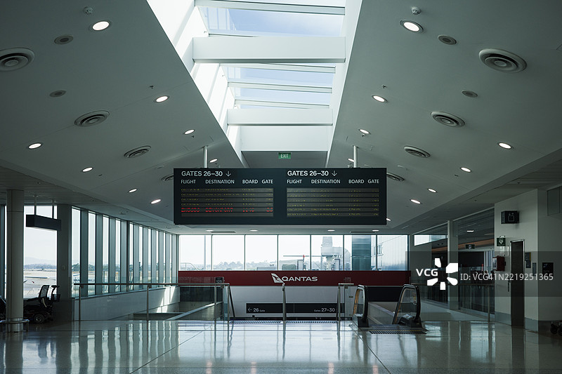澳大利亚悉尼机场出发大厅内部图片素材