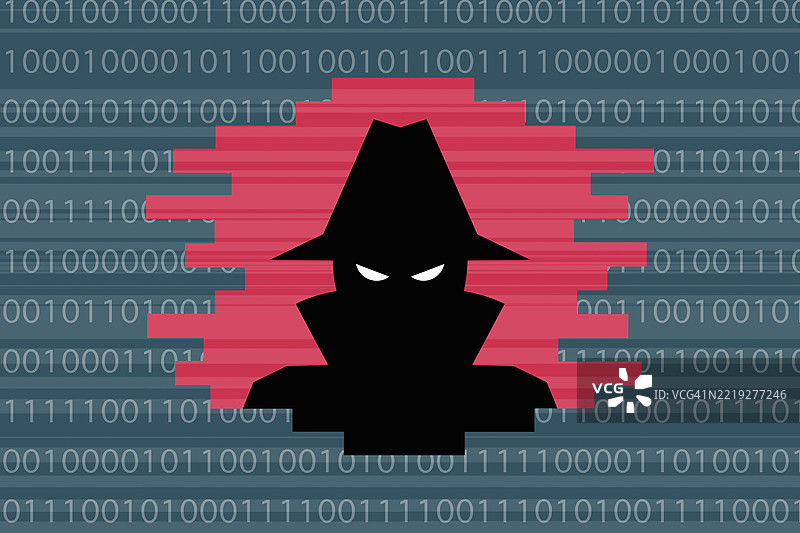 黑客突破计算机防火墙图片素材