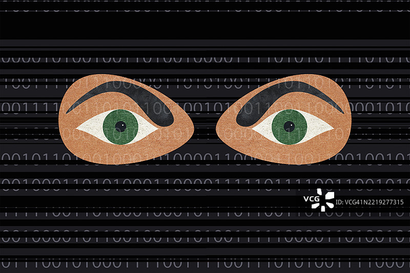 黑客入侵计算机系统图片素材