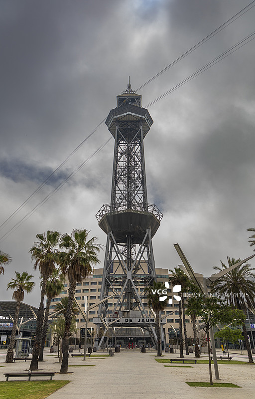 旧缆车塔图片素材