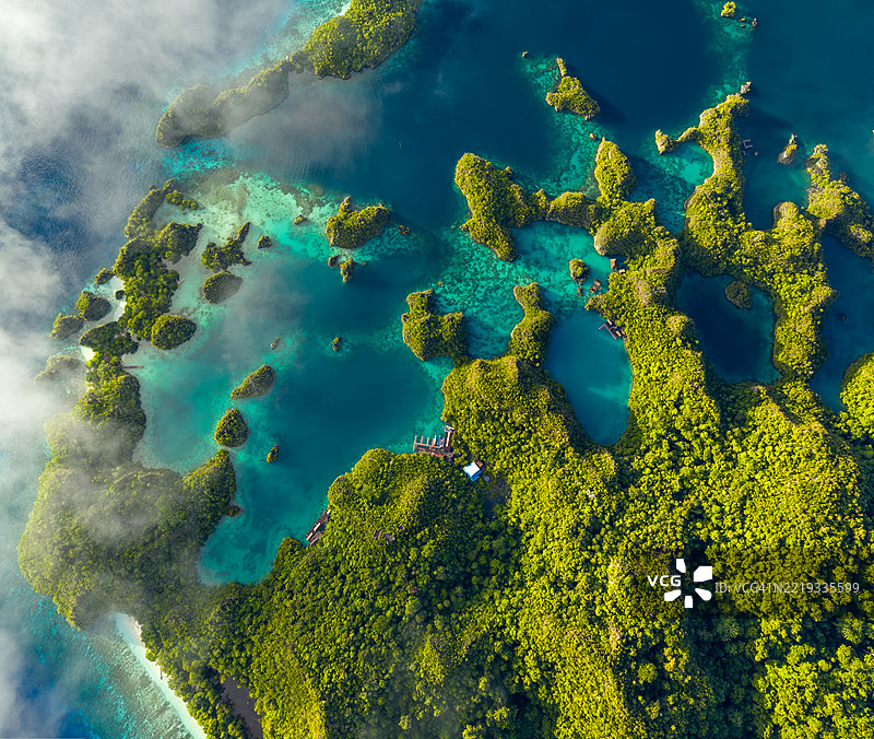 印度尼西亚拉贾安帕特皮亚伊尼莫群岛全景图片素材