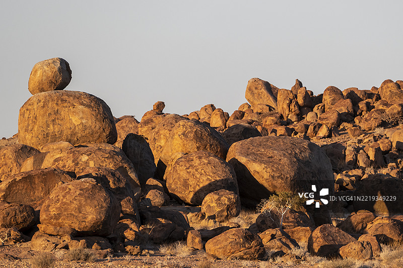 纳米比亚达马拉兰德的品牌山岩石形成图片素材