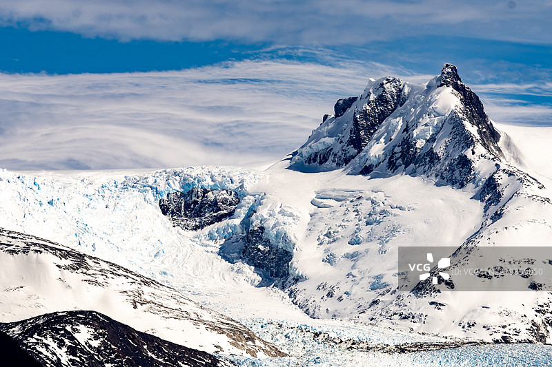 安第斯山脉的冰川图片素材