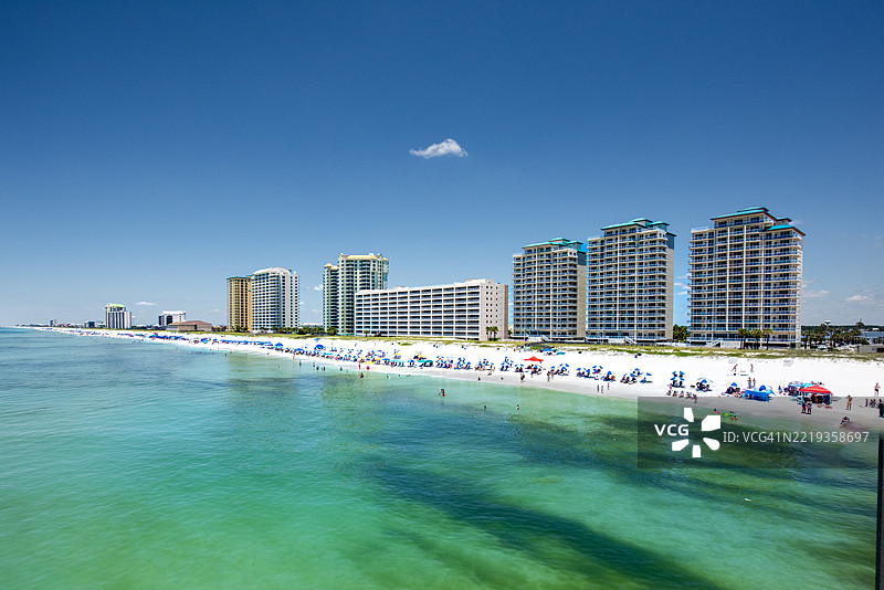 纳瓦拉海滩，佛罗里达州图片素材