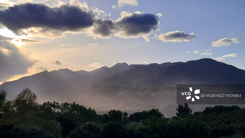 奥海山雾，奥海，加利福尼亚州，美国图片素材