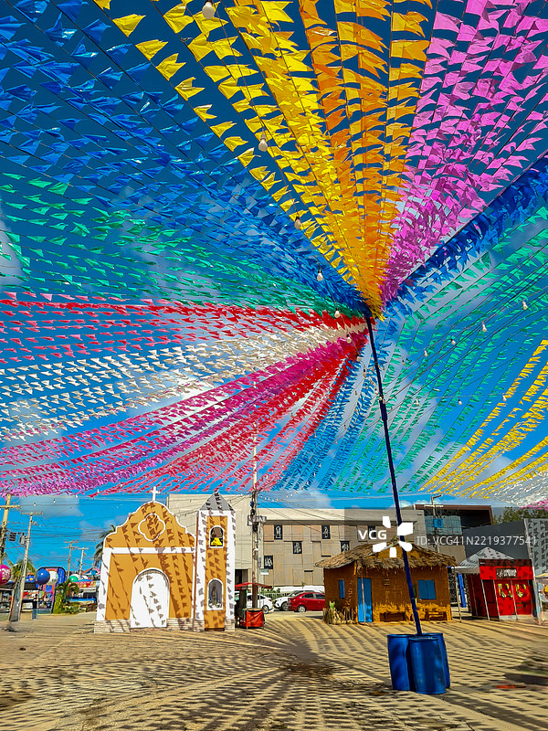 巴西东北部的传统六月节庆图片素材