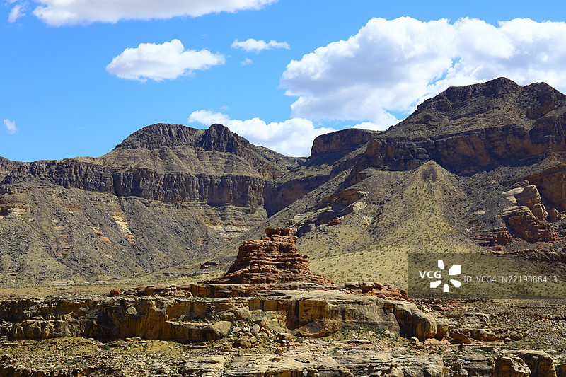 美国西南部的乡村山脉图片素材