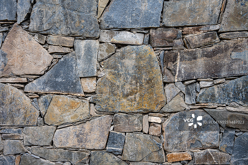 自然石材纹理中的形状和图案图片素材