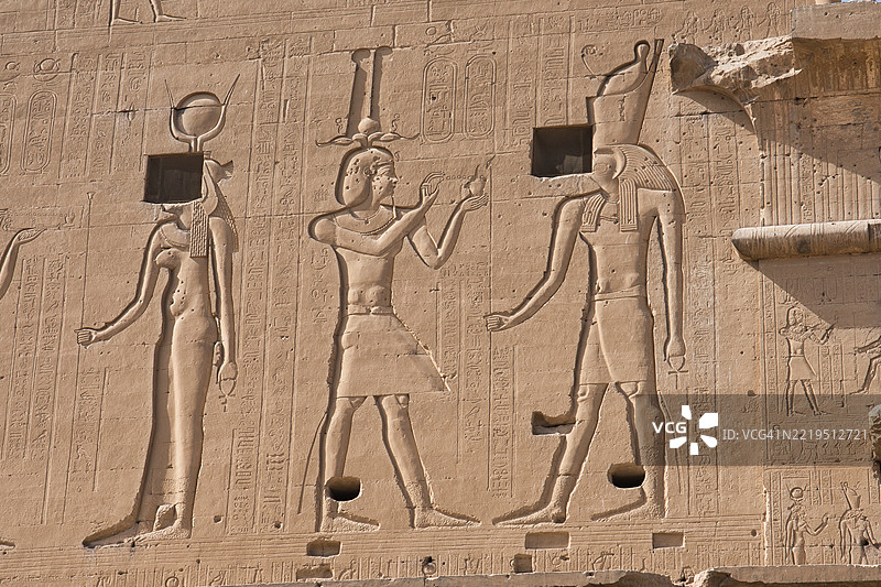 埃德夫神庙，埃及。图片素材