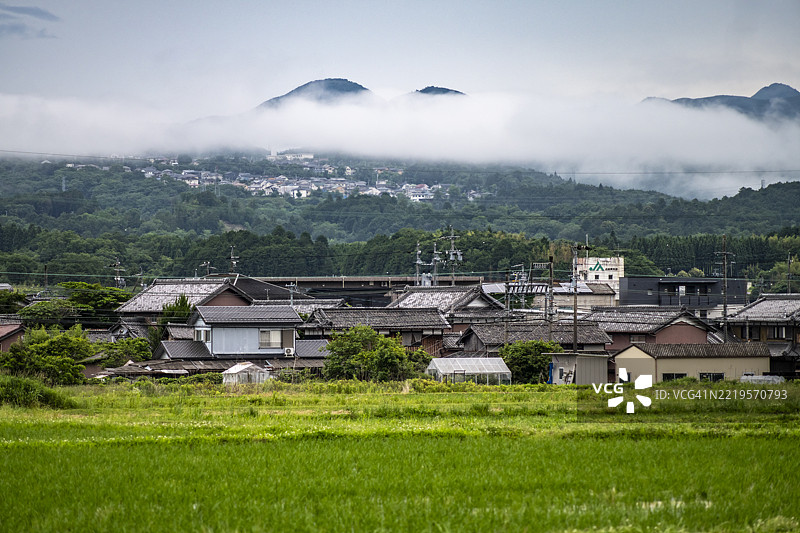 雨季来了，乡村风景图片素材