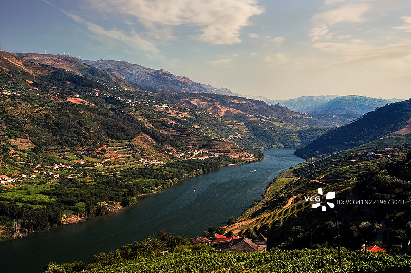 梅尚弗里奥市的杜罗河图片素材