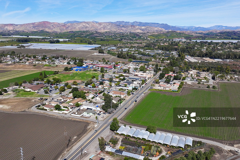 农业与加利福尼亚州索米斯图片素材