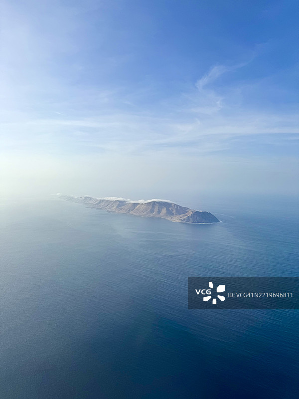秘鲁卡亚俄的海洋与天空的美丽景色图片素材