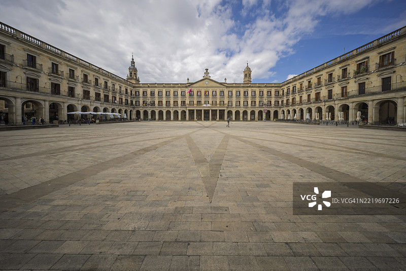 维多利亚-哈斯泰斯的西班牙广场的新古典主义和谐图片素材