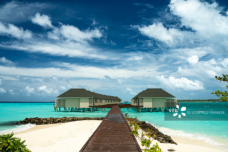 海洋与天空的美丽景色图片素材