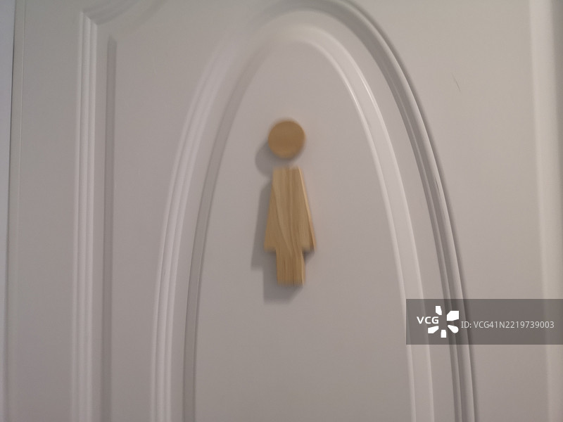 女士洗手间标志图片素材