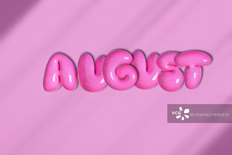 夏季月份图片素材