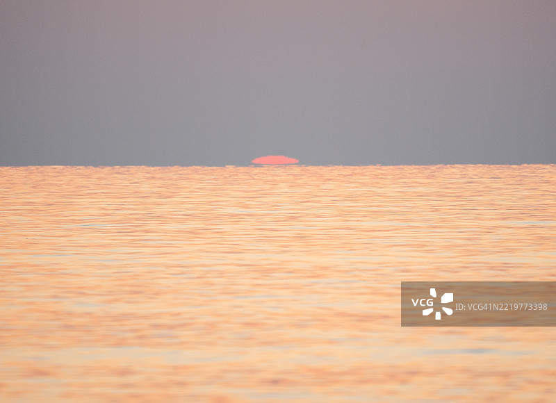 日落结束图片素材
