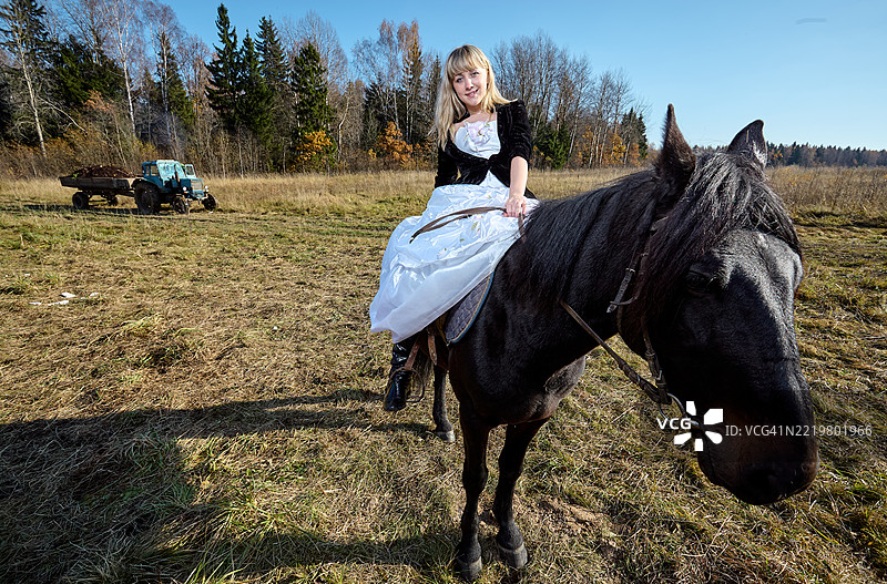 乡村新娘图片素材