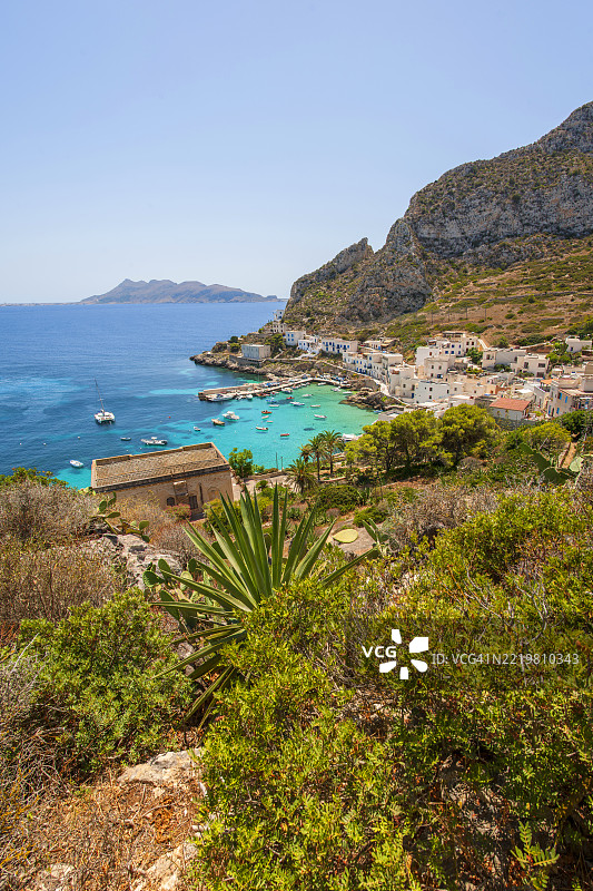 西西里，莱万佐的景色图片素材