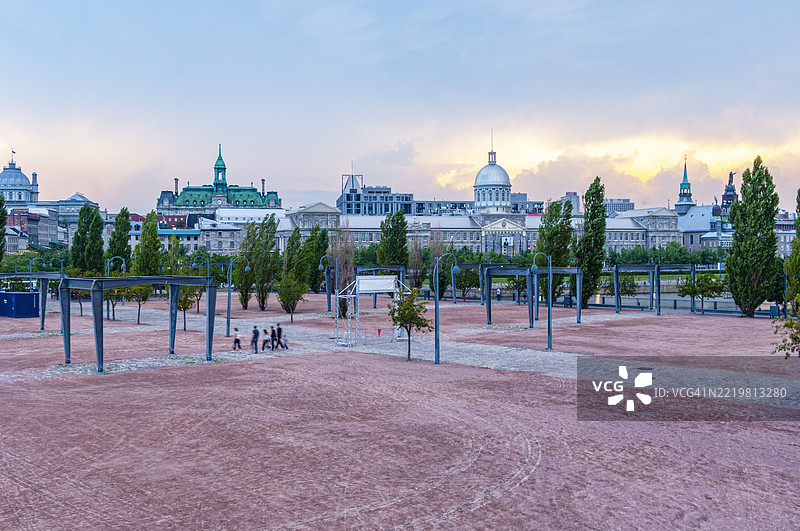 加拿大，魁北克，蒙特利尔，博恩斯库尔公园图片素材