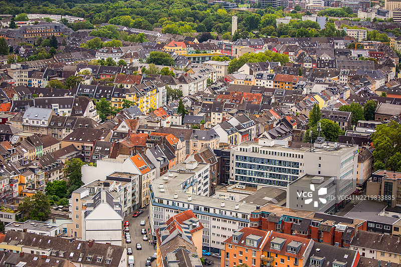 科隆市的鸟瞰图图片素材