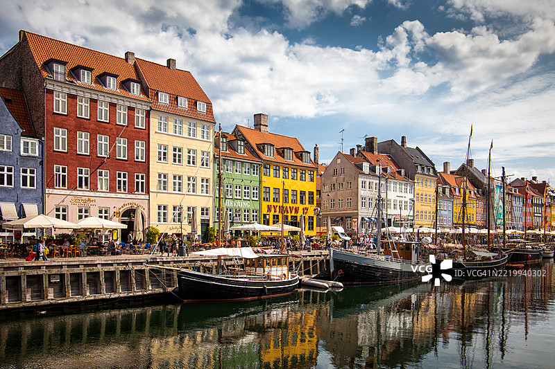 多彩的哥本哈根尼哈芬图片素材