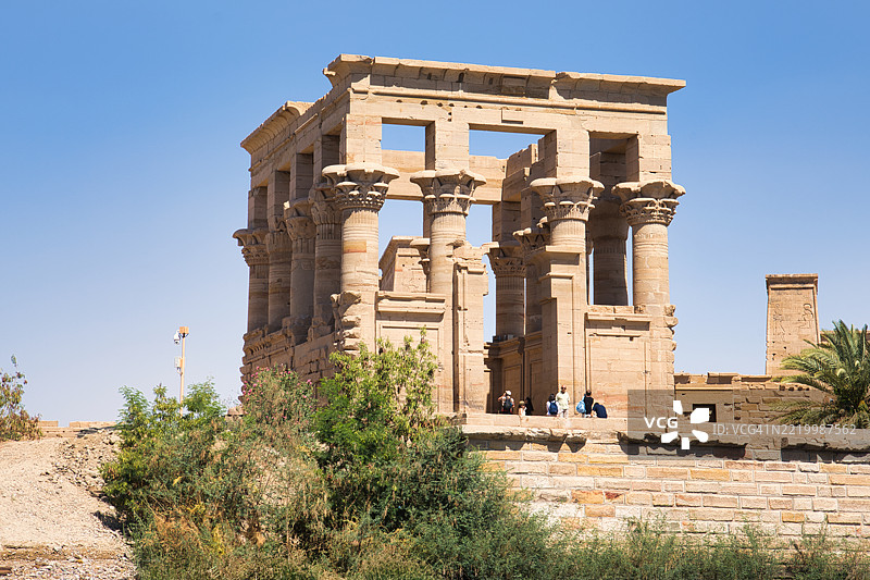 菲莱神庙的伊西斯神庙，埃及阿斯旺。图片素材