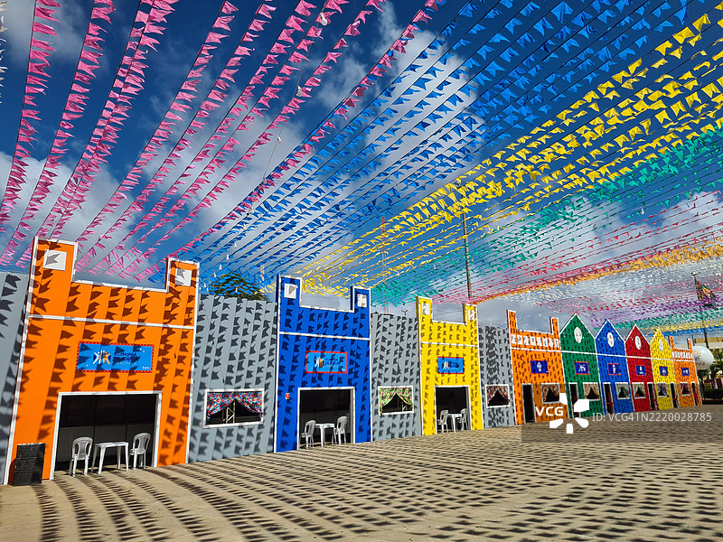 巴西东北部的传统六月节庆图片素材