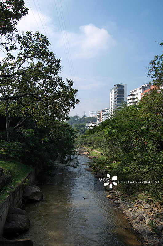 卡利河，哥伦比亚，瓦列德尔考卡，卡利图片素材
