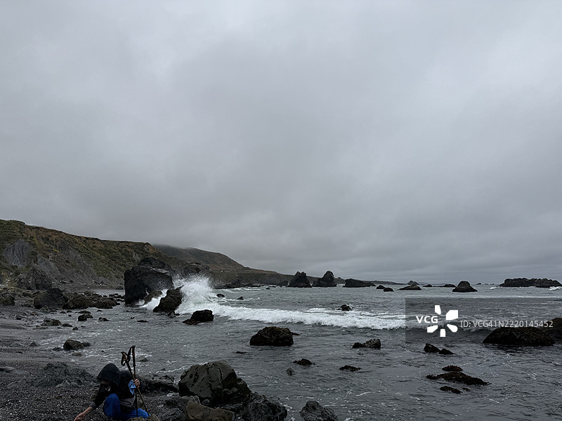 海滩 - 乡村索诺玛县图片素材
