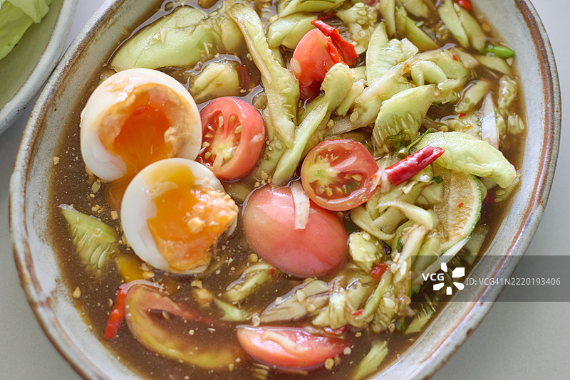 正宗泰式Tam Tang配果酱蛋图片素材