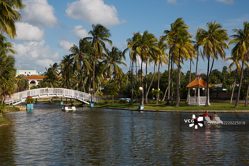 霍松公园，瓦拉德罗，马坦萨斯省，古巴图片素材