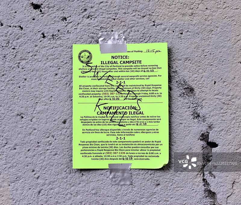 波特兰无家可归问题图片素材