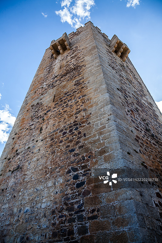 索尔特利哈城堡的塔楼图片素材